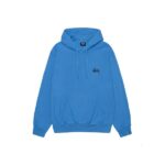 Stussy Logo Capuche Blå Hoodie