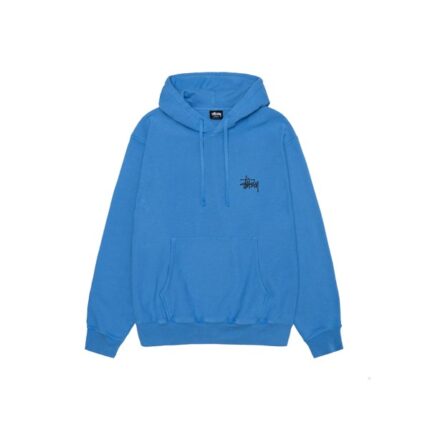 Stussy Logo Capuche Blå Hoodie