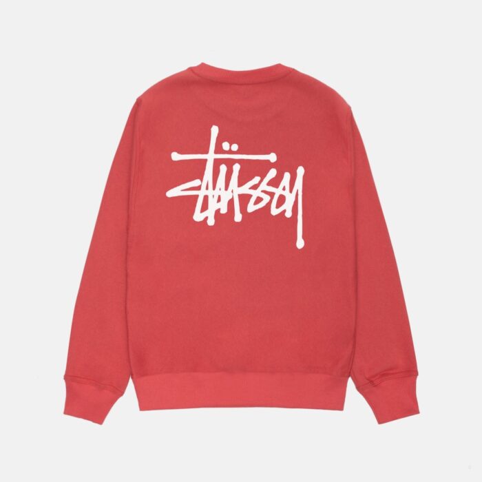 Stussy BASIC RØD Sweatshirt